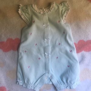 Baby shorts onesie